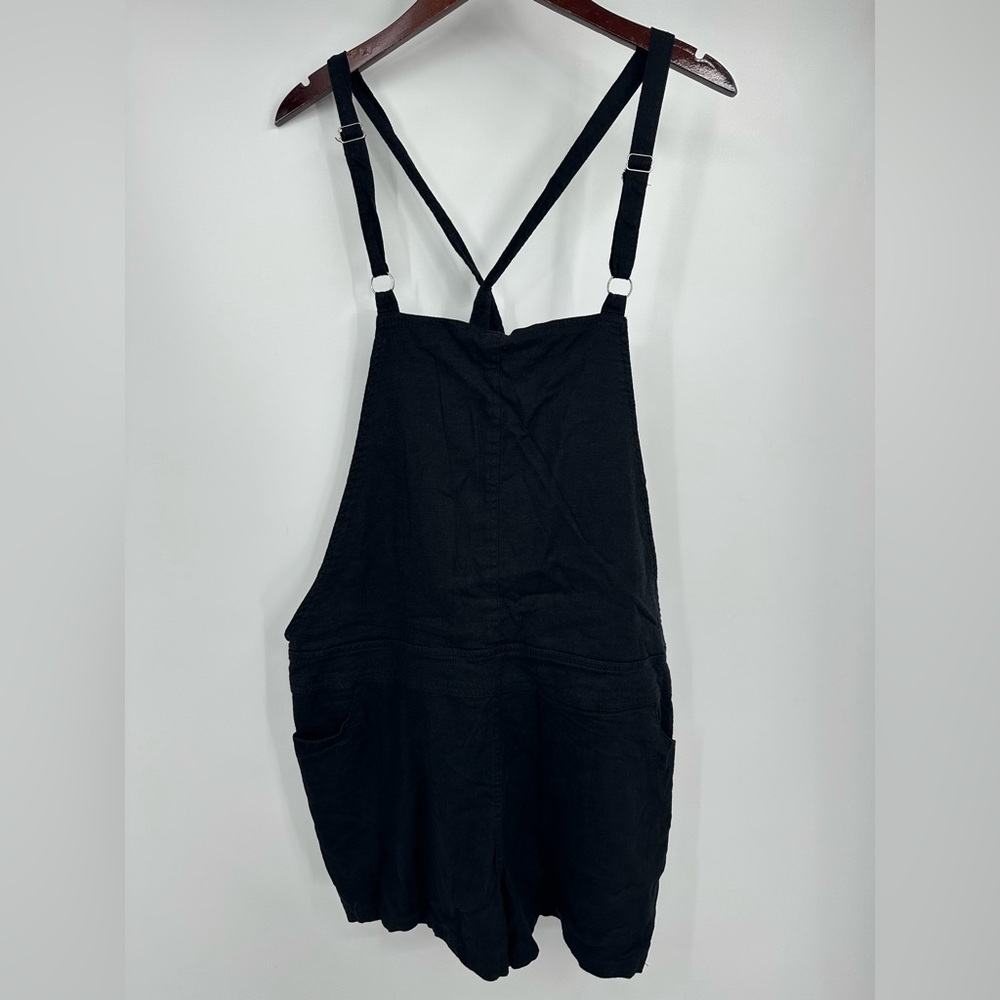 Torrid Black Overalls with Adjustable Straps.